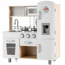 Load image into Gallery viewer, Vintage Play Kitchen Pretend Kids Cooking Playset Toys with Water Dispense
