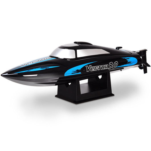 2.4G RC Racing Boat Brushed RTR High Speed Racer-Black