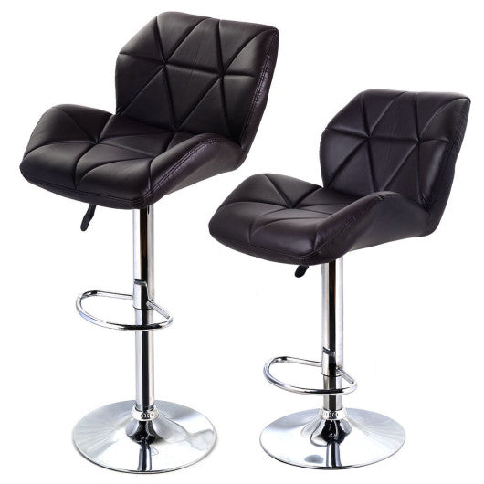 Set of 2 Swivel Bar stools Dinning Chairs