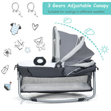 Load image into Gallery viewer, 4 in 1 Convertible Portable Baby Playard with Toys and Music Center-Green
