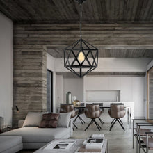 Load image into Gallery viewer, One - Light Industrial Metal Pendant Hanging Ceiling Chandelier
